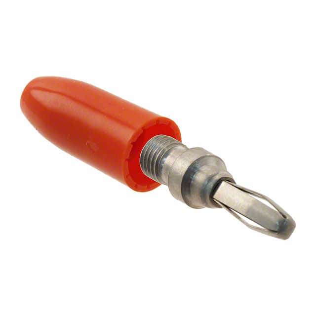 108-0306-001 CONN BANANA PLUG SLDRLESS ORANGE