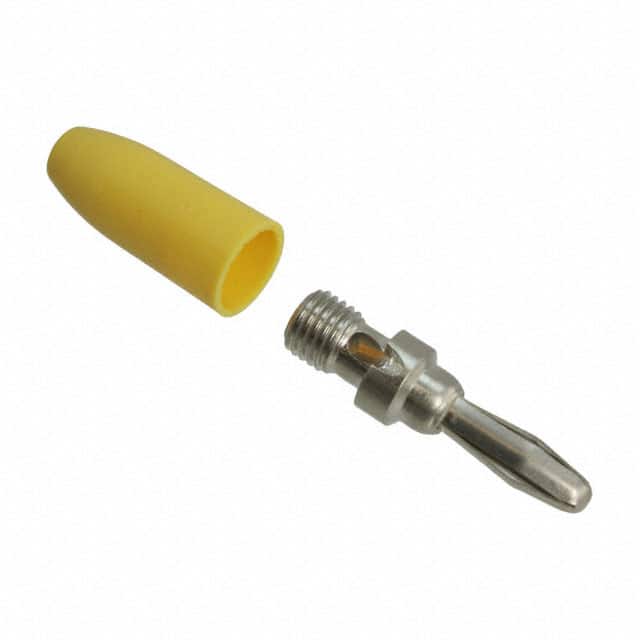 108-0307-001 CONN BANANA PLUG SLDRLESS YELLOW