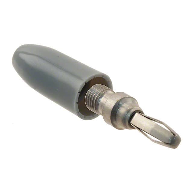 108-0313-001 CONN BANANA PLUG SOLDERLESS GRAY