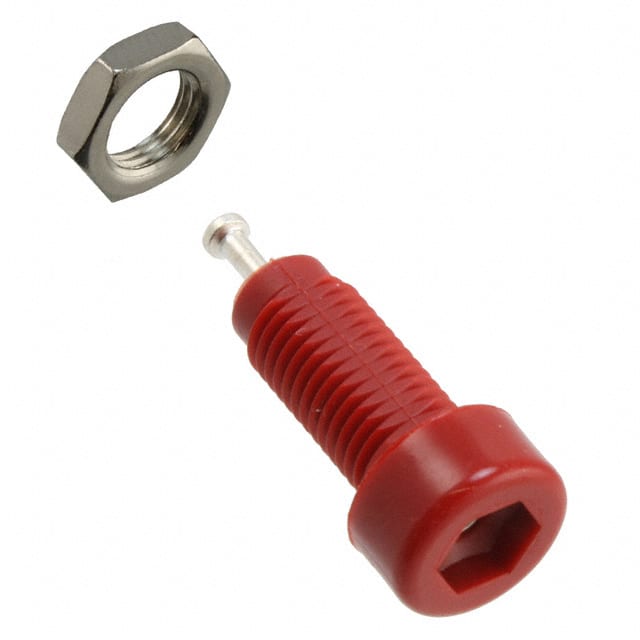 105-0602-001 CONN TIP JACK TURRET RED
