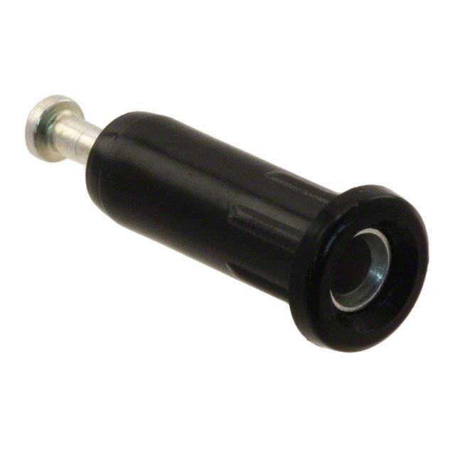 105-1043-001 CONN TIP JACK TURRET BLACK