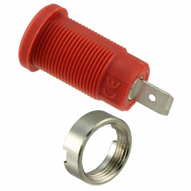 CT2910-2 CONN BANANA JACK QC RED