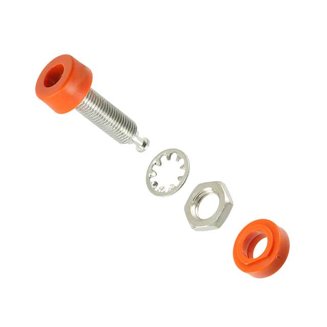 1581-3 CONN BANANA JACK TURRET ORANGE