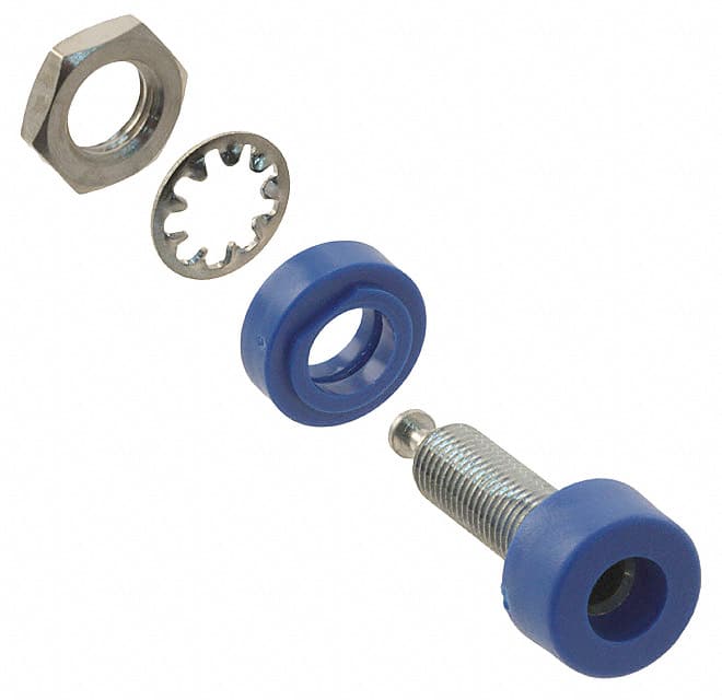 1581-6 CONN BANANA JACK TURRET BLUE