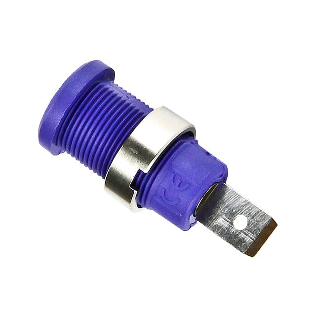 CT2238-7 CONN BANANA JACK QC PURPLE