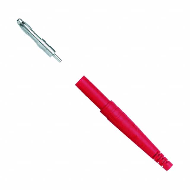 6383-2 CONN BANANA PLUG RED