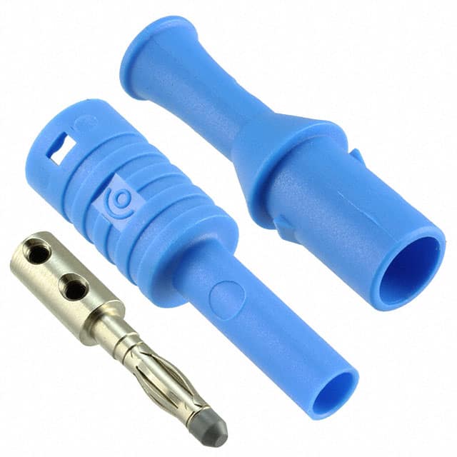 CT2989-6 CONN BANANA PLUG SOLDERLESS BLUE
