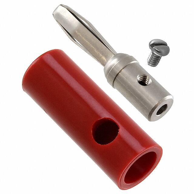 108-1702-101 CONN BANANA PLUG SOLDERLESS RED