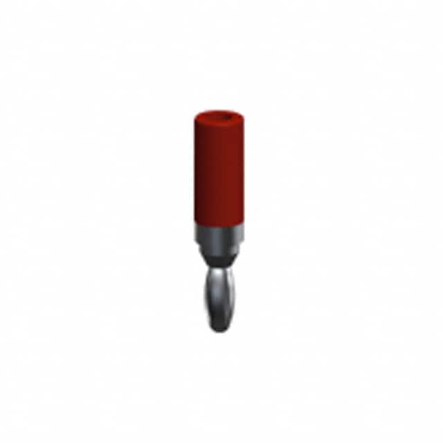 6076 CONN BANANA PLUG MINI SLDR RED