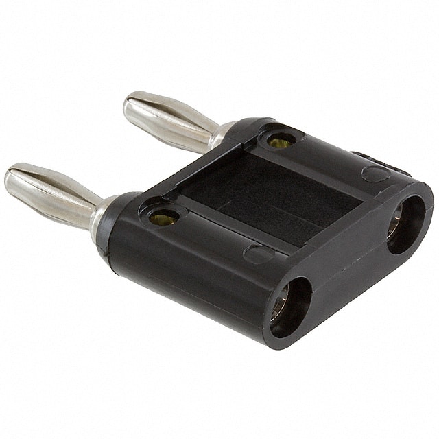1330-0 CONN DBL BAN PLUG STACK SLDRLESS
