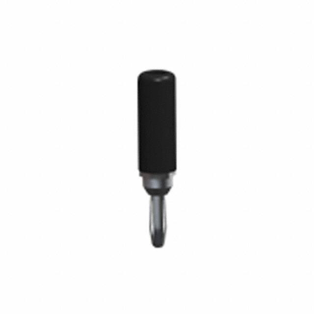 6081 CONN BANANA PLUG STACK SLDR BLK