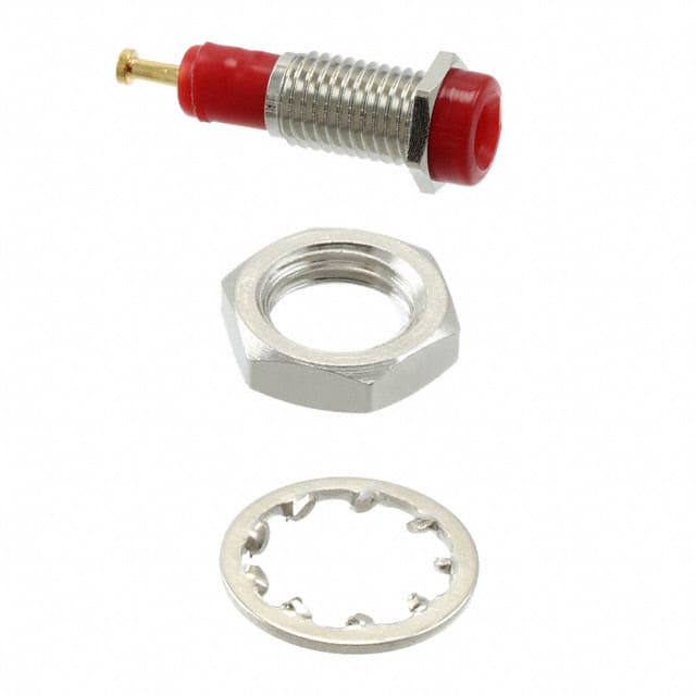 6013 CONN TIP JACK TURRET RED