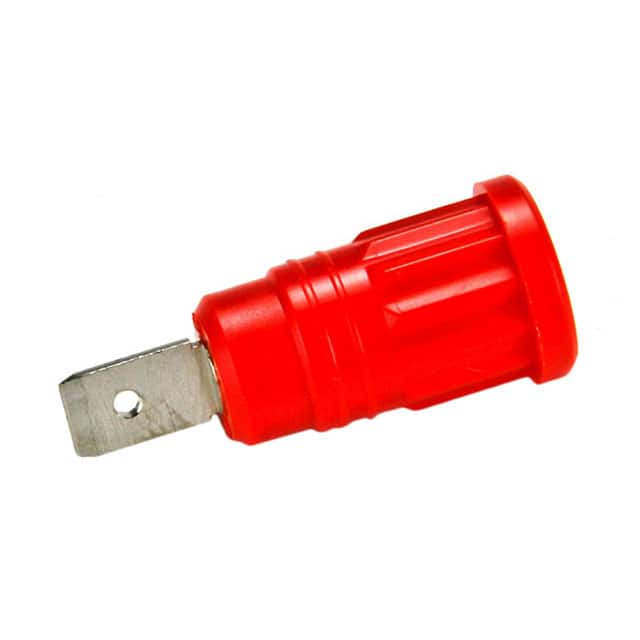 CT2911-2 CONN BANANA JACK QC RED