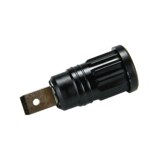 CT2911-0 CONN BANANA JACK QC BLACK