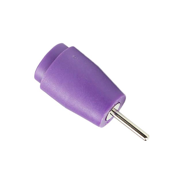 CT3149-7 CONN BANANA JACK SOLDER PURPLE