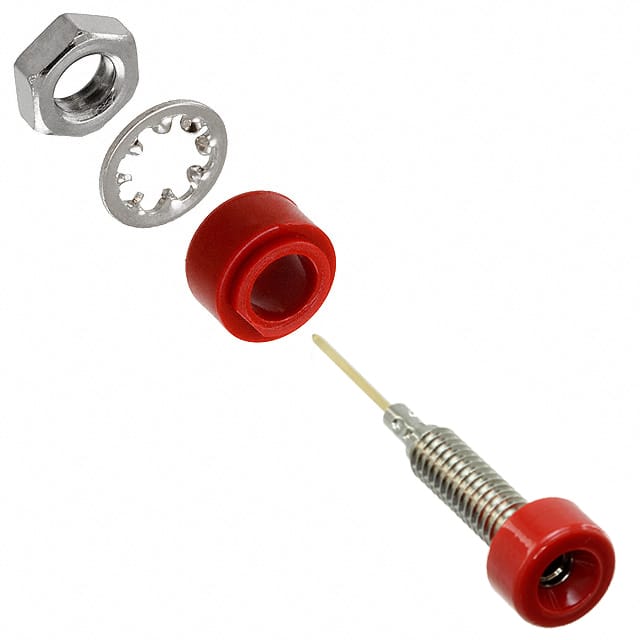 4773-2 CONN TIP JACK MINI WIRE WRAP RED