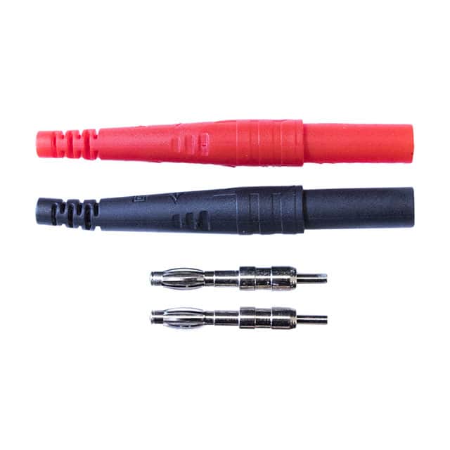 BU-P6383-0/2 CONN BANANA PLUG BLACK/RED