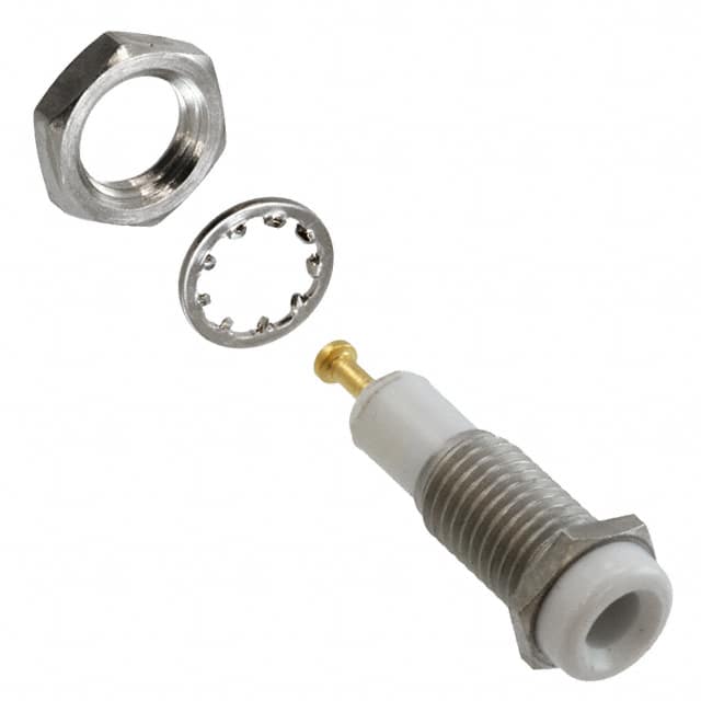 105-0201-200 CONN TIP JACK TURRET WHITE