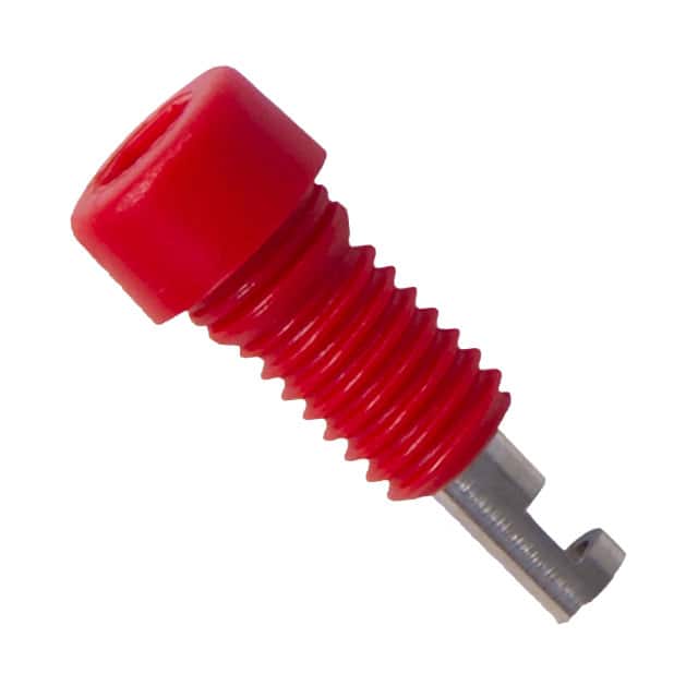 CT3104-2 JACK 2MM INSUL PUSHIN RED