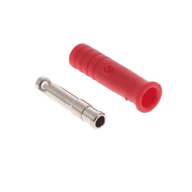 CT3095-2 JACK SOLDER DIY 2MM UNASSEM RED