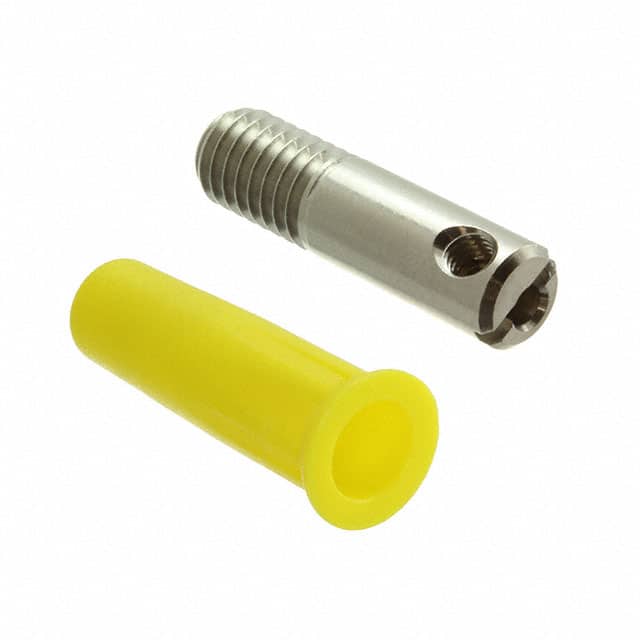 CT2213-4 CONN BANANA JACK SOLDER YELLOW