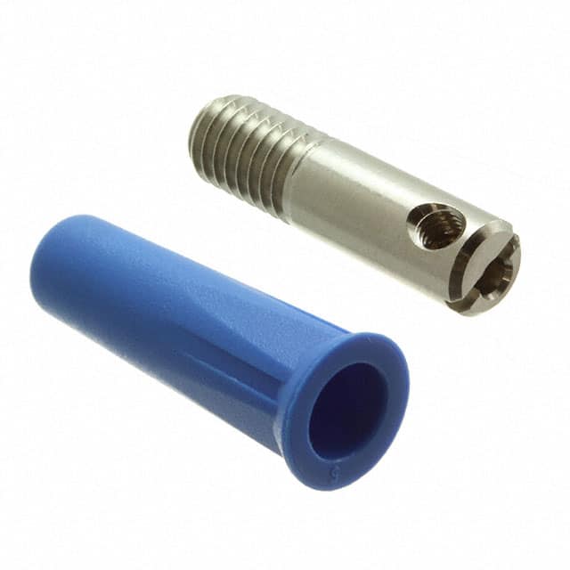 CT2215-6 CONN BANANA JACK SCREW BLUE