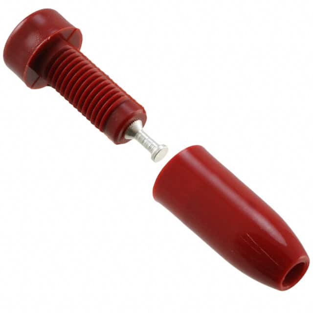 105-0702-001 CONN TIP JACK TURRET RED