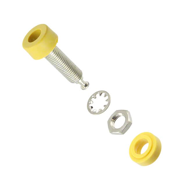 1581-4 CONN BANANA JACK TURRET YELLOW