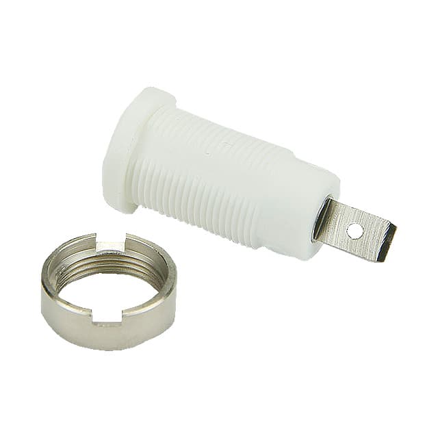 CT2910-9 CONN BANANA JACK QC WHITE