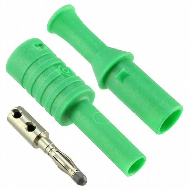 CT2989-5 CONN BANANA PLUG SLDRLESS GREEN