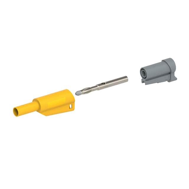 CT2631-S-4 CONN BANANA PLUG STACK SLDR YLW