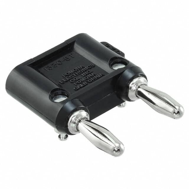 1330-ST-0 CONN DBL BAN PLUG STACK SLDRLESS