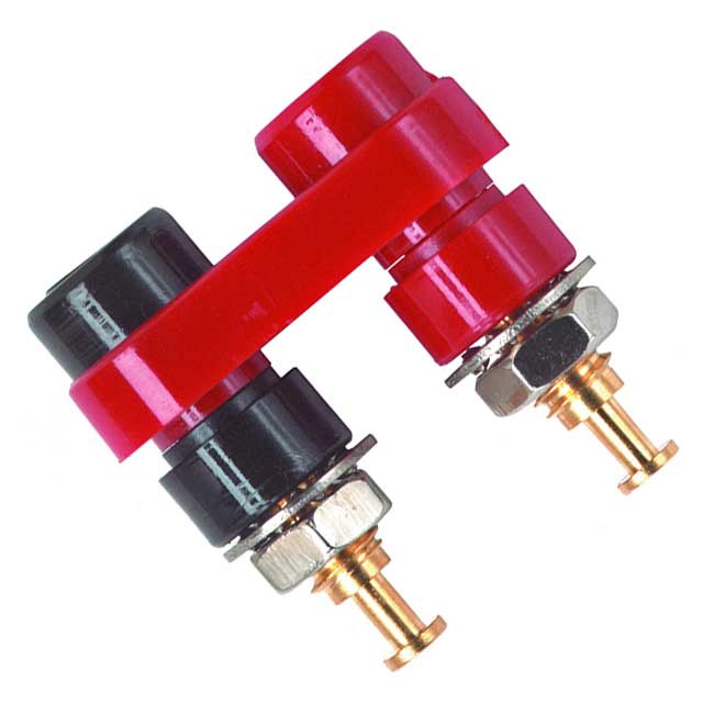 2143-2 CONN DBL BANANA JACK MIN TURRET