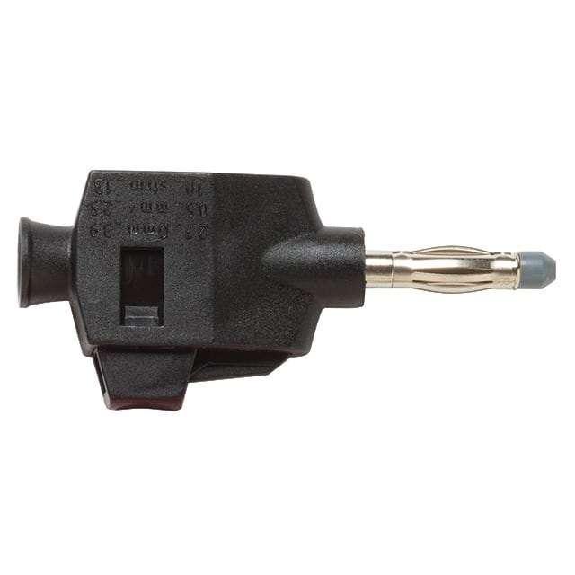 73090-0 CONN BANANA PLUG SLDRLESS BLACK