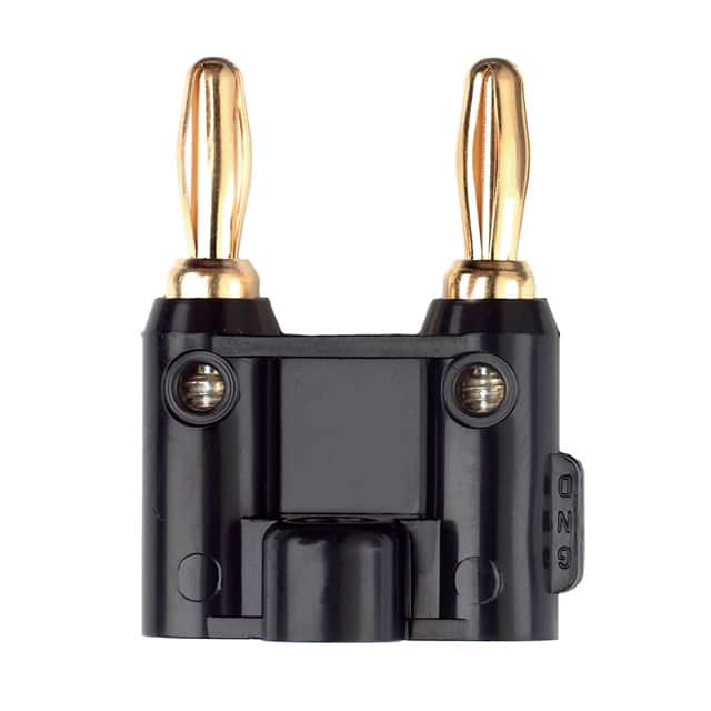 4892-0 CONN DBL BAN PLUG STACK SLDRLESS