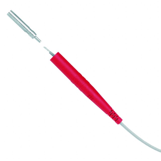 6384-2 CONN BANANA JACK RED