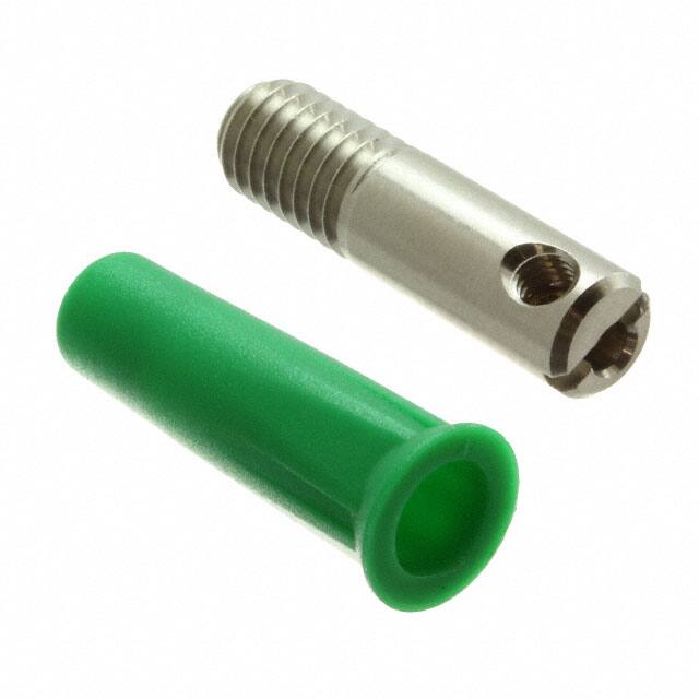 CT2215-5 CONN BANANA JACK SCREW GREEN
