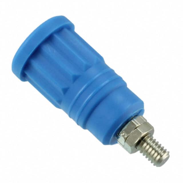 CT2243-6 CONN BANANA JACK THRD BLUE
