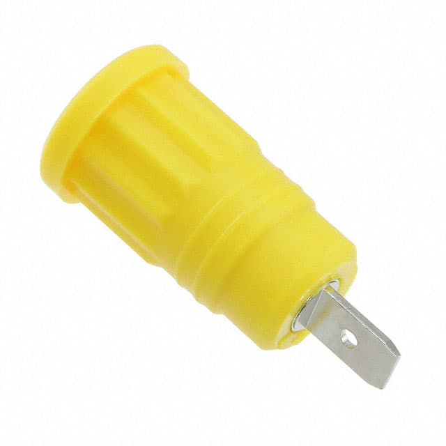 CT2911-4 CONN BANANA JACK QC YELLOW