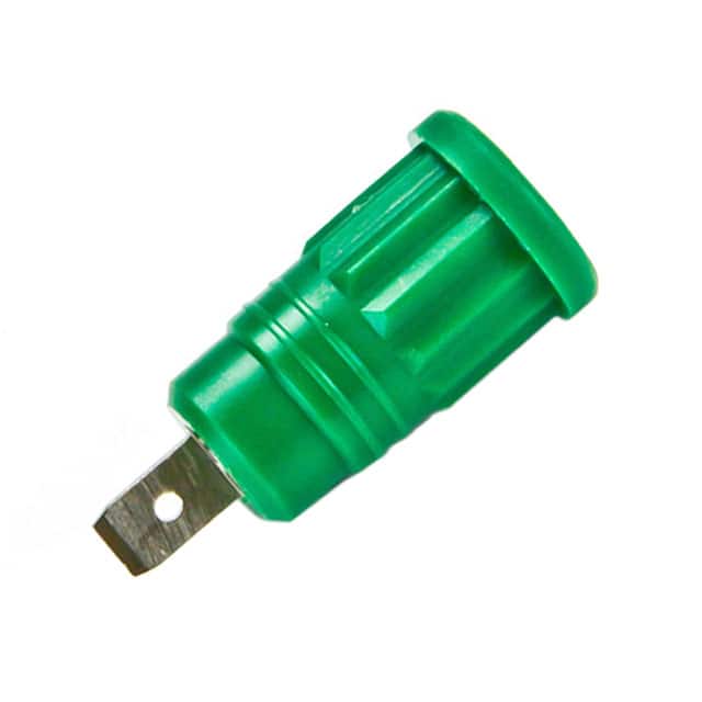CT2915-5 CONN BANANA JACK QC GREEN