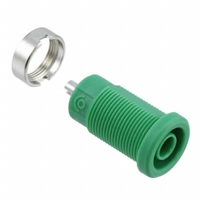 CT2242-5 CONN BANANA JACK SLDR CUP GREEN