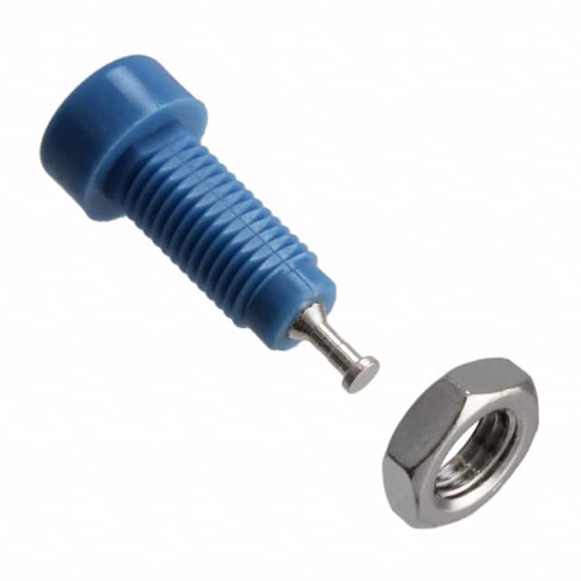 105-0610-001 CONN TIP JACK TURRET BLUE