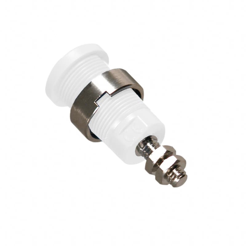 CT2236-9 CONN BANANA JACK THRD WHITE