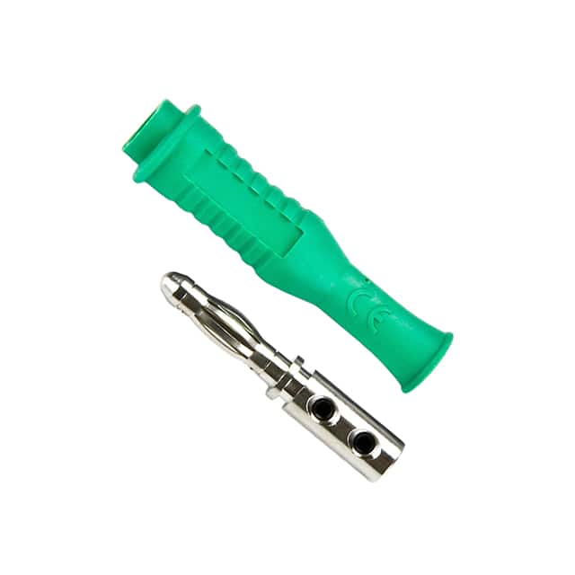 CT3276-5 CONN BANANA PLUG SLDRLESS GREEN