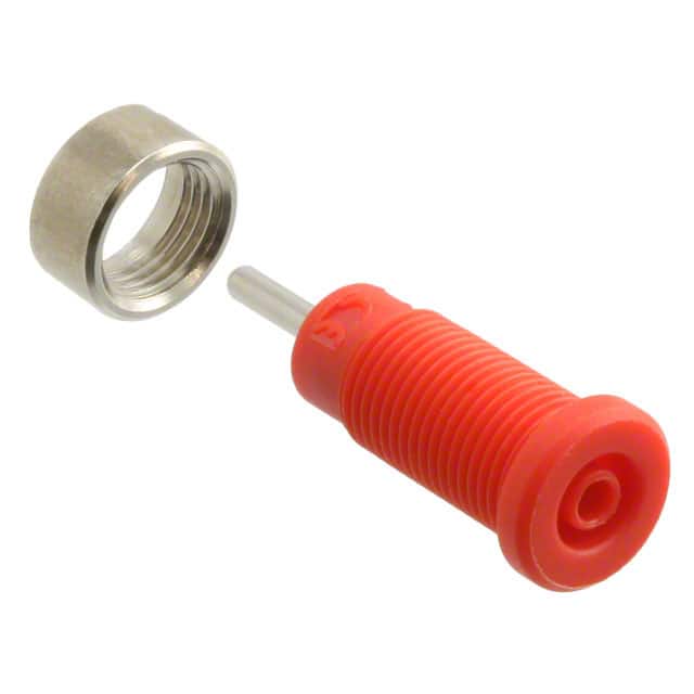 72921-2 CONN TIP JACK WIRE WRAP RED