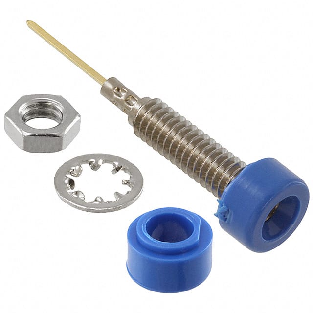 4773-6 CONN TIP JACK MINI WIRE WRAP BLU