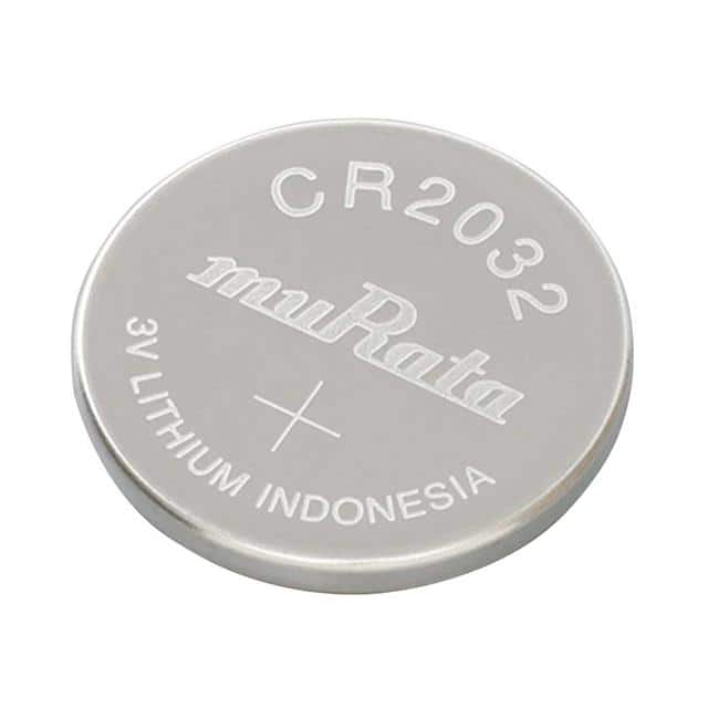 MUR-CR2032 BATTERY LITHIUM 3V COIN 20MM