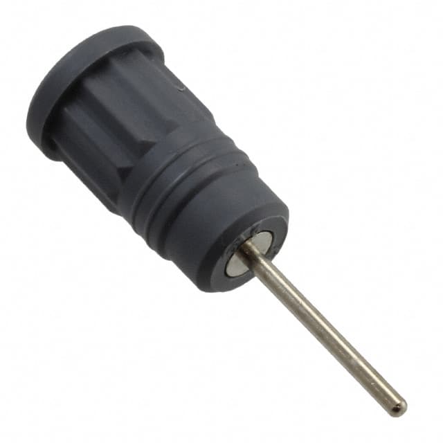 CT2913-8 CONN BANANA JACK PRESS-FIT GRAY
