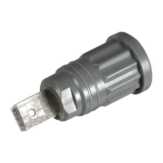 CT2911-8 CONN BANANA JACK QC GRAY