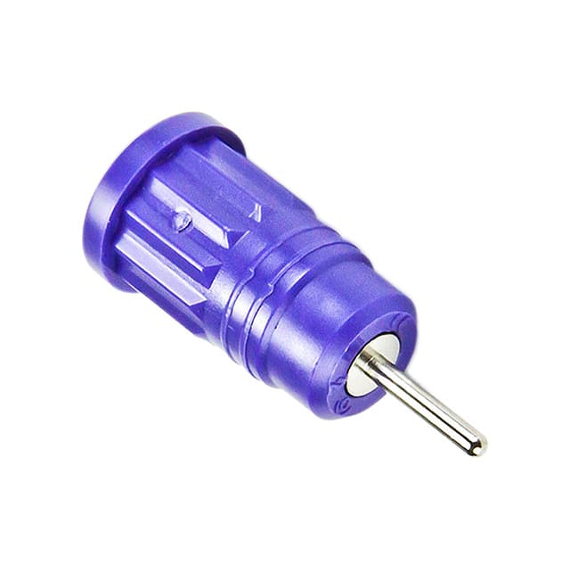 CT2912-7 CONN BANANA JACK SOLDER VIOLET
